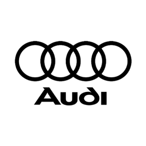 Audi logo grayscale