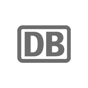 Deutsche bahn logo grayscale