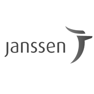Janssen logo grayscale