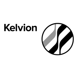 Kelvion logo grayscale