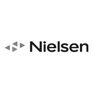 Nielsen logo grayscale