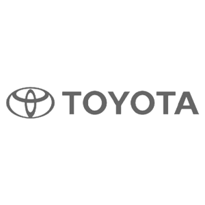 TOYOTA logo grayscale